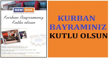 KURBAN BAYRAMINIZ KUTLU OLSUN
