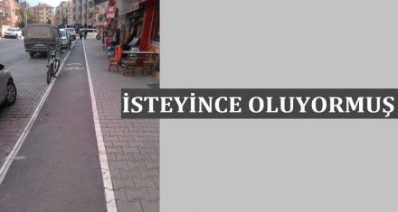 İsteyince oluyormuş!