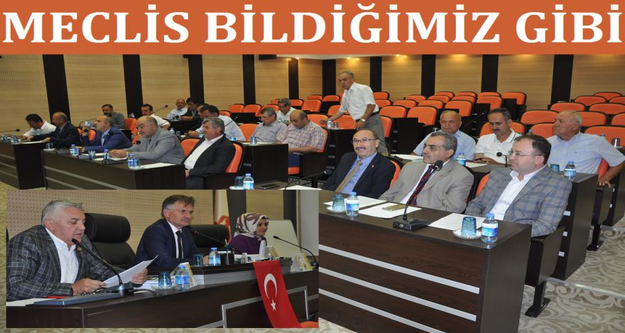 Meclis bildiğimiz gibi!