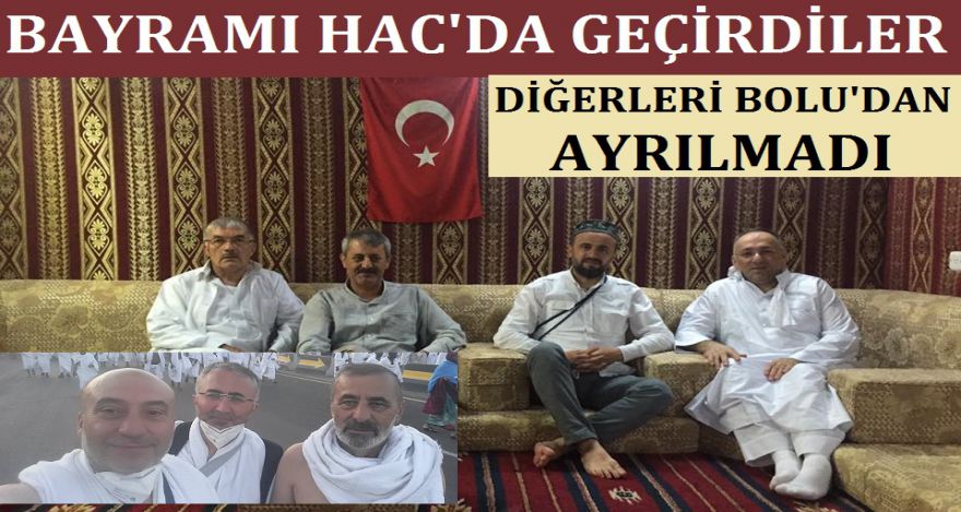 Bayramı Hac da geçirdiler