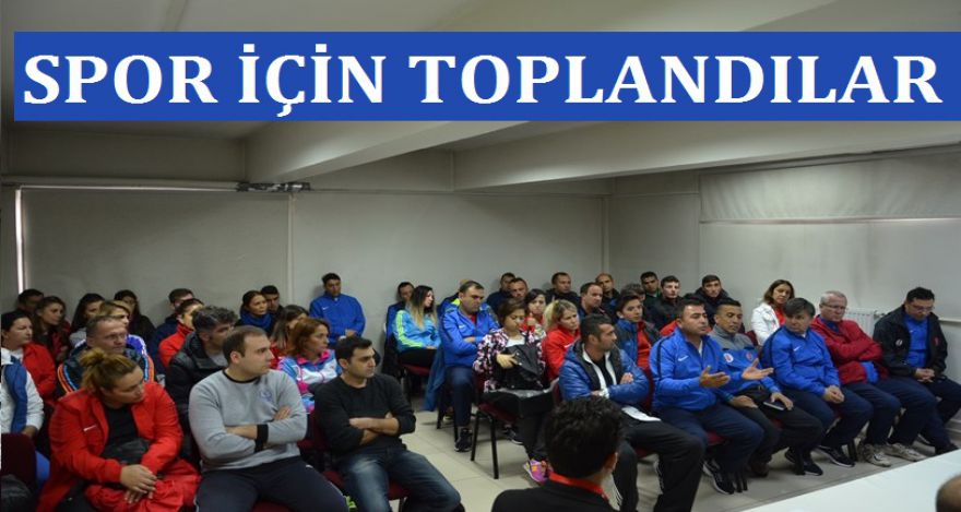 Spor için toplandılar