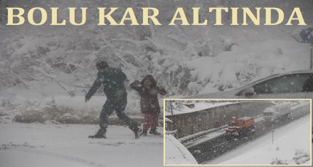 BOLU KAR ALTINDA