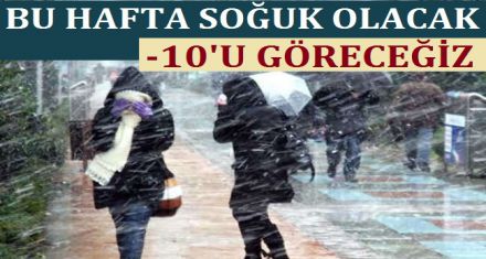 Bu hafta soğuk olacak