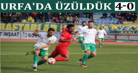 URFA DA ÜZÜLDÜK