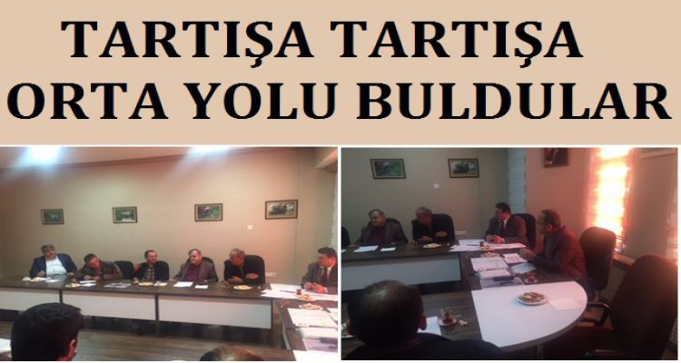 TARTIŞA TARTIŞA ORTA YOLU BULDULAR