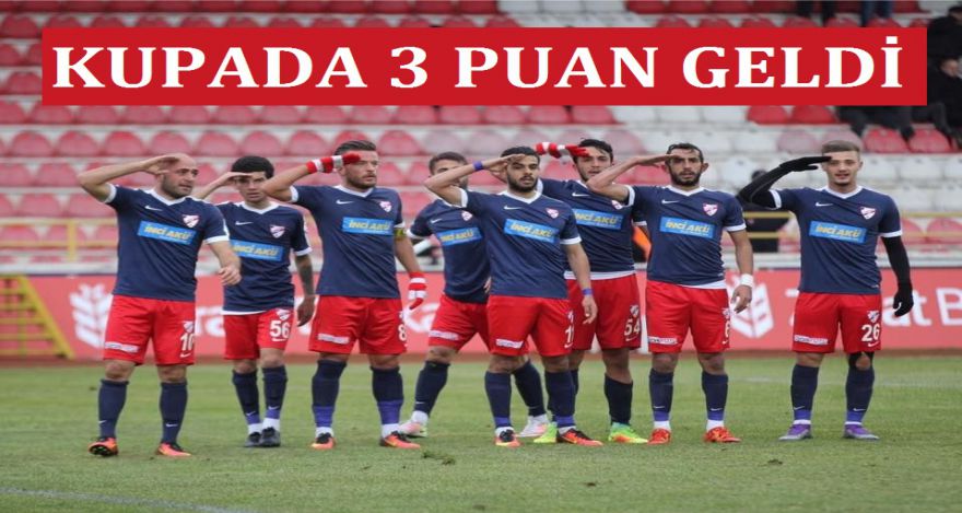 KUPADA 3 PUAN GELDİ