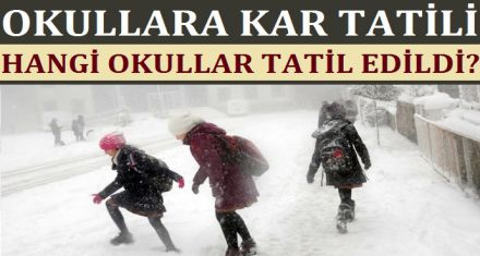 EĞİTİME KAR ENGELİ 