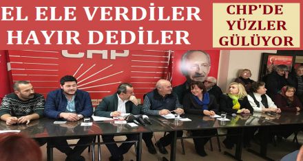 EL ELE VERDİLER HAYIR DEDİLER 