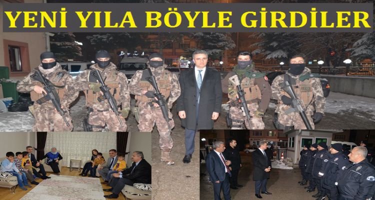 YENİ YILA BÖYLE GİRDİLER