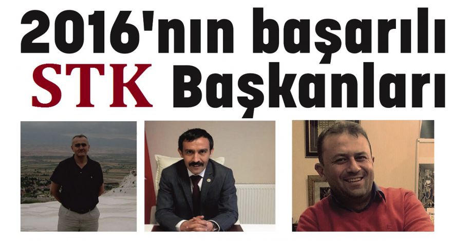 2016 nın başarılı STK Başkanları