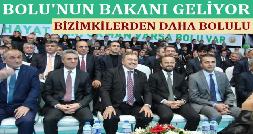 BOLU NUN BAKANI GELİYOR