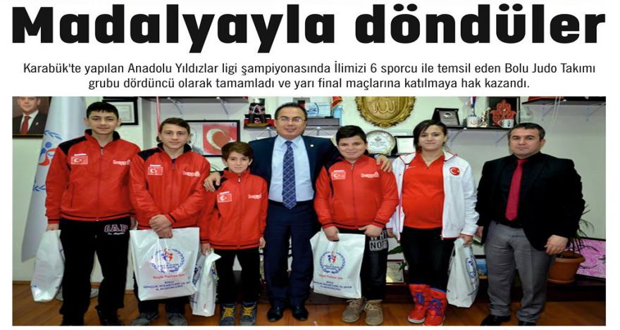 Madalyayla döndüler