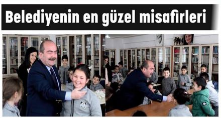 Belediyenin en güzel misafirleri 