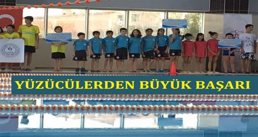 Yüzücülerden büyük başarı