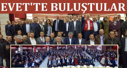 EVET TE BULUŞTULAR