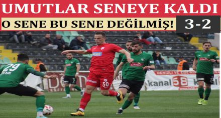 O SENE BU SENE DEĞİL