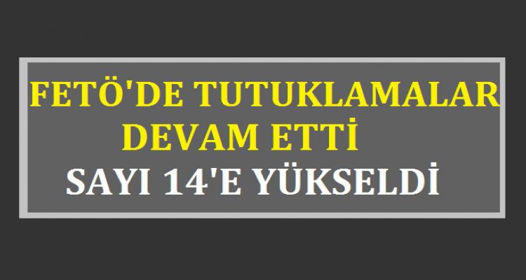 FETÖ'DE 8 TUTUKLAMA DAHA