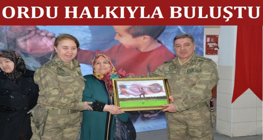 ORDU HALKIYLA BULUŞTU