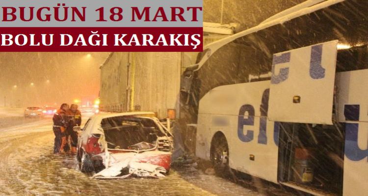 BOLU DAĞI FELÇ OLDU