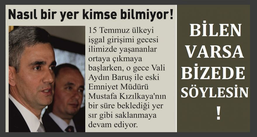Nasıl bir yer kimse bilmiyor!