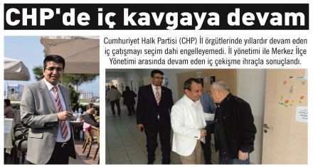 CHP'de iç kavgaya devam 