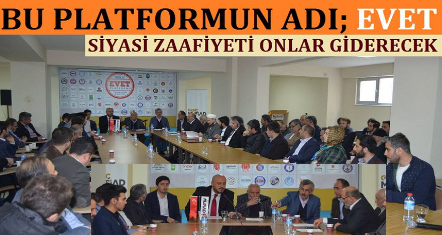 BU PLATFORMUN ADI EVET