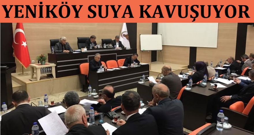 YENİKÖY SUYA KAVUŞUYOR