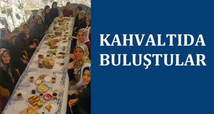 Kahvaltıda buluştular 