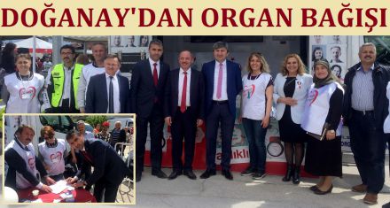 Oganlarını bağışladı
