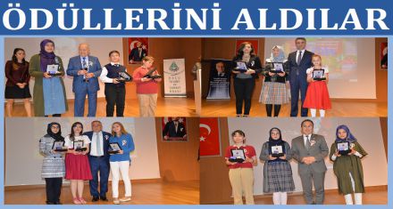 ÖDÜLLERİNİ ALDILAR 