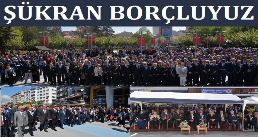 ŞÜKRAN BORÇLUYUZ