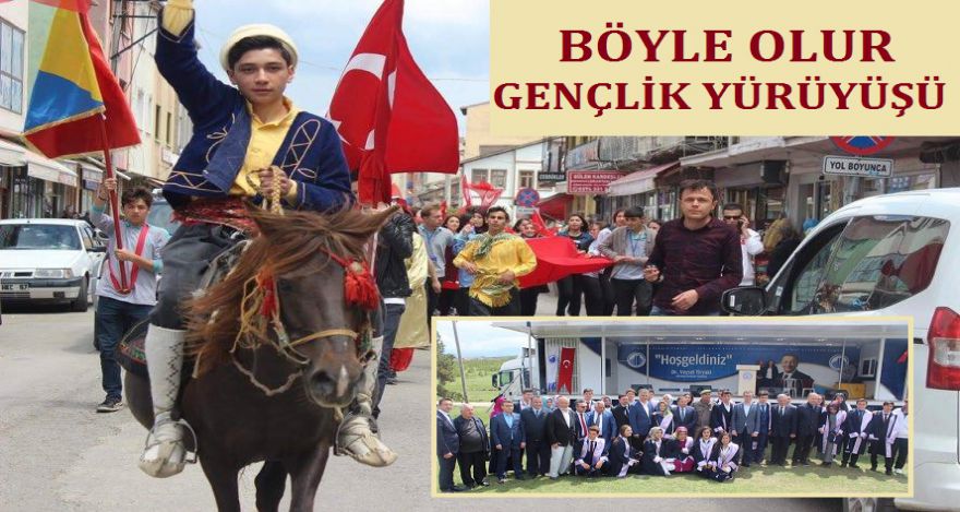 Gençlik yürüyüşü böyle olur