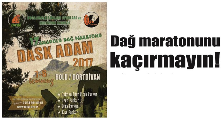 Dağ maratonunu kaçırmayın!