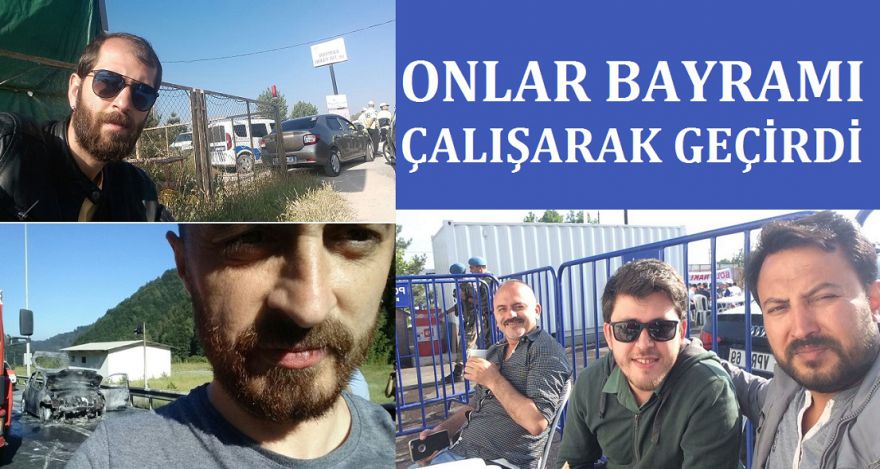 BAYRAMI ÇALIŞARAK GEÇİRDİLER
