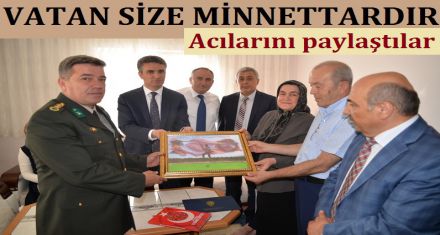 AİLELERİ ZİYARET ETTİLER 