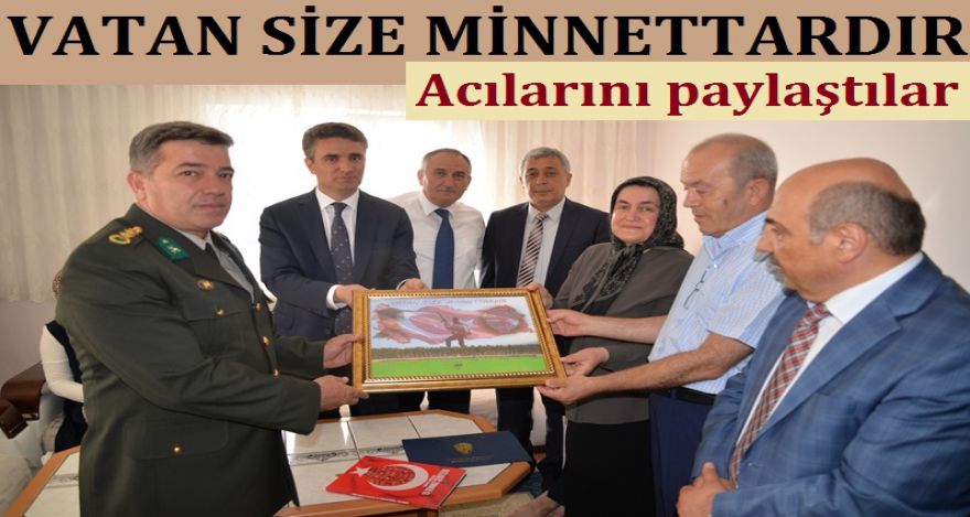 AİLELERİ ZİYARET ETTİLER
