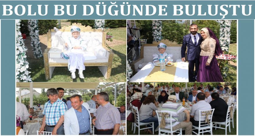 BOLU BU DÜĞÜNDE BULUŞTU