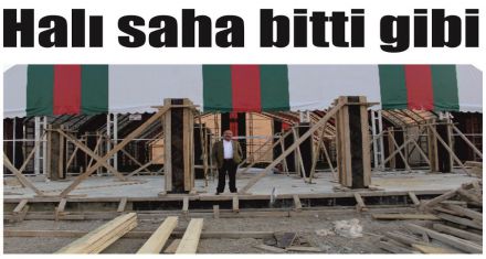 Halı saha bitti gibi