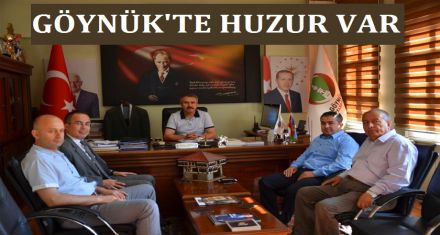 Göynük'te huzur var