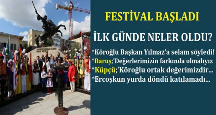 FESTİVALİN İLK GÜNÜNDEN GERİYE KALANLAR 