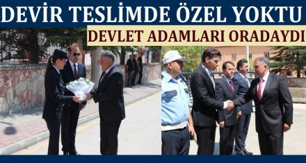 DEVİR TESLİM YAPILDI 