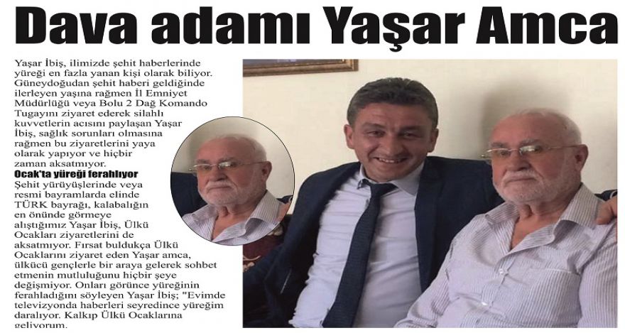 Dava adamı Yaşar Amca
