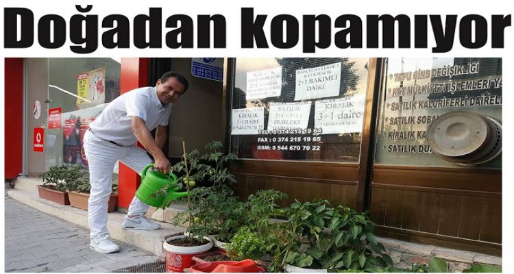 Doğadan kopamıyor