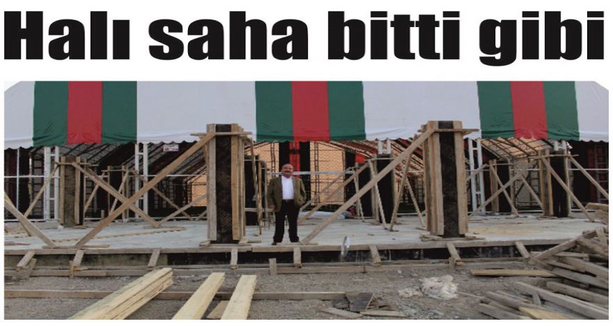 Halı saha bitti gibi