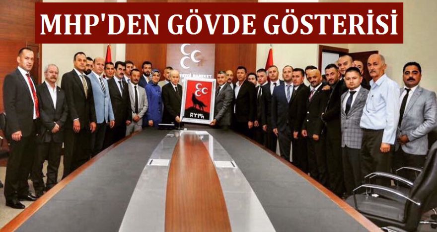 MHP'DEN GÖVDE GÖSTERİSİ