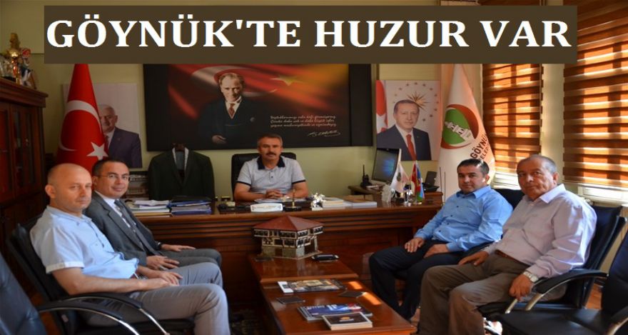 Göynük'te huzur var