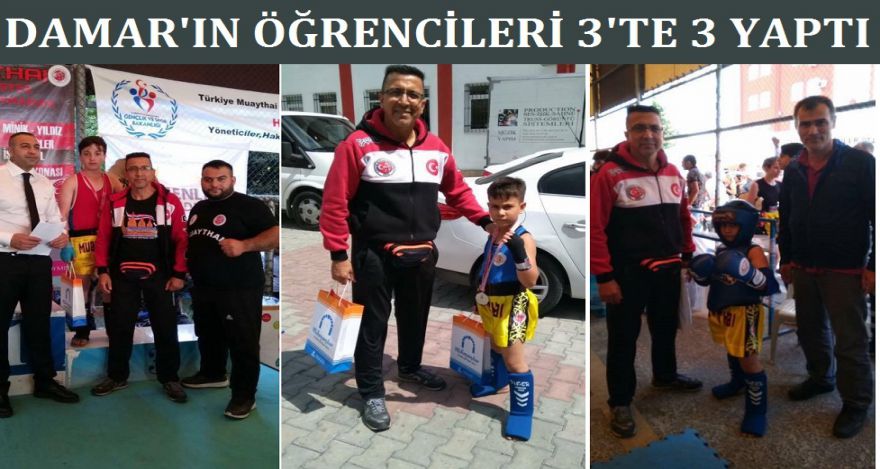 Damar'ın öğrencilerinden 3'te 3