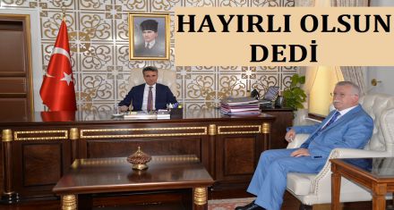YENİ REKTÖR BARUŞ'U ZİYARET ETTİ 