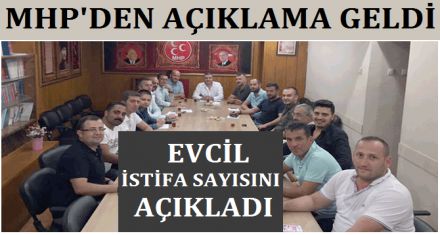 EVCİL'DEN AÇIKLAMA GELDİ 