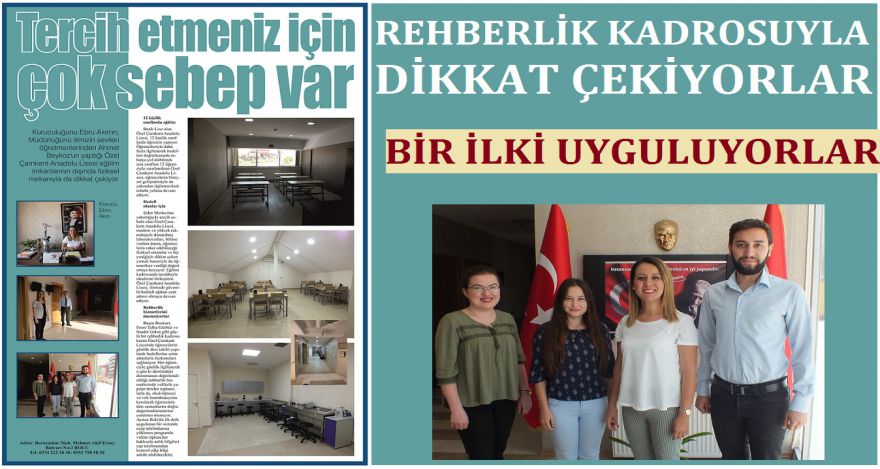 Rehberlik hizmetlerini önemsiyorlar
